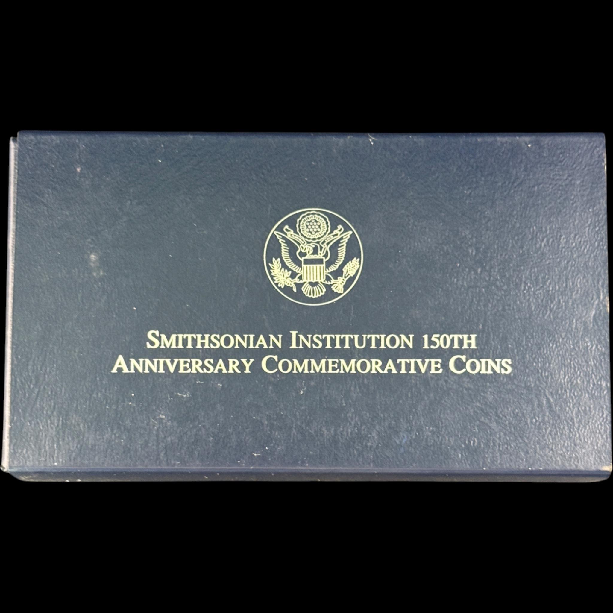 1996 Smithsonian Institution 150th Anniversary Proof Silver Dollar
