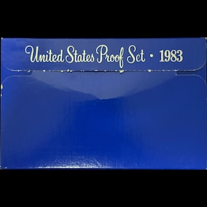 1983 US Mint Proof Set - Collectible Coin Set in Box