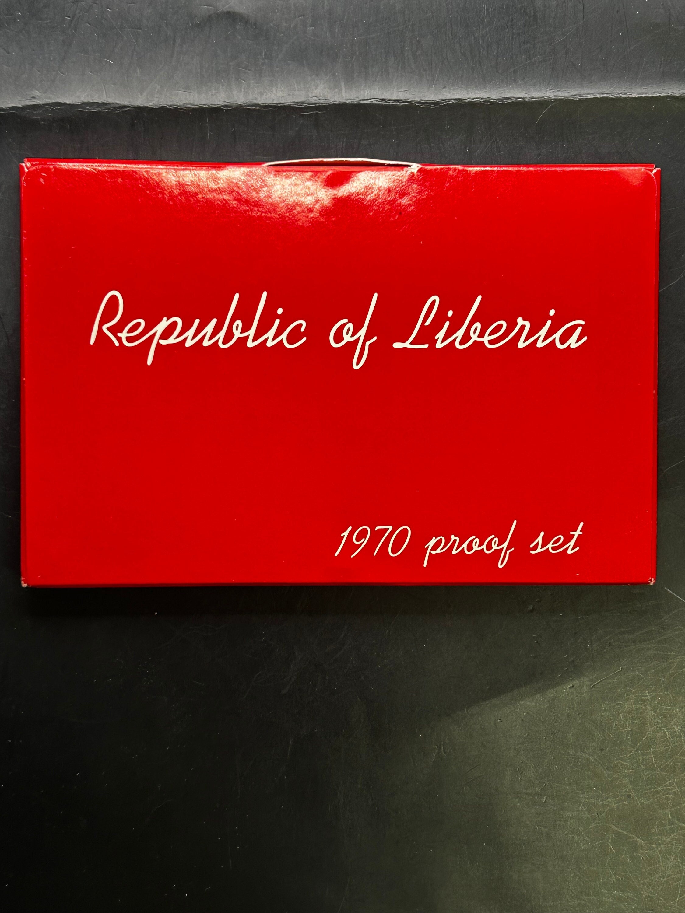 THE PEPUBLIC OF LIBERIA PROOF SET 1978年度リベリア共和国貨幣