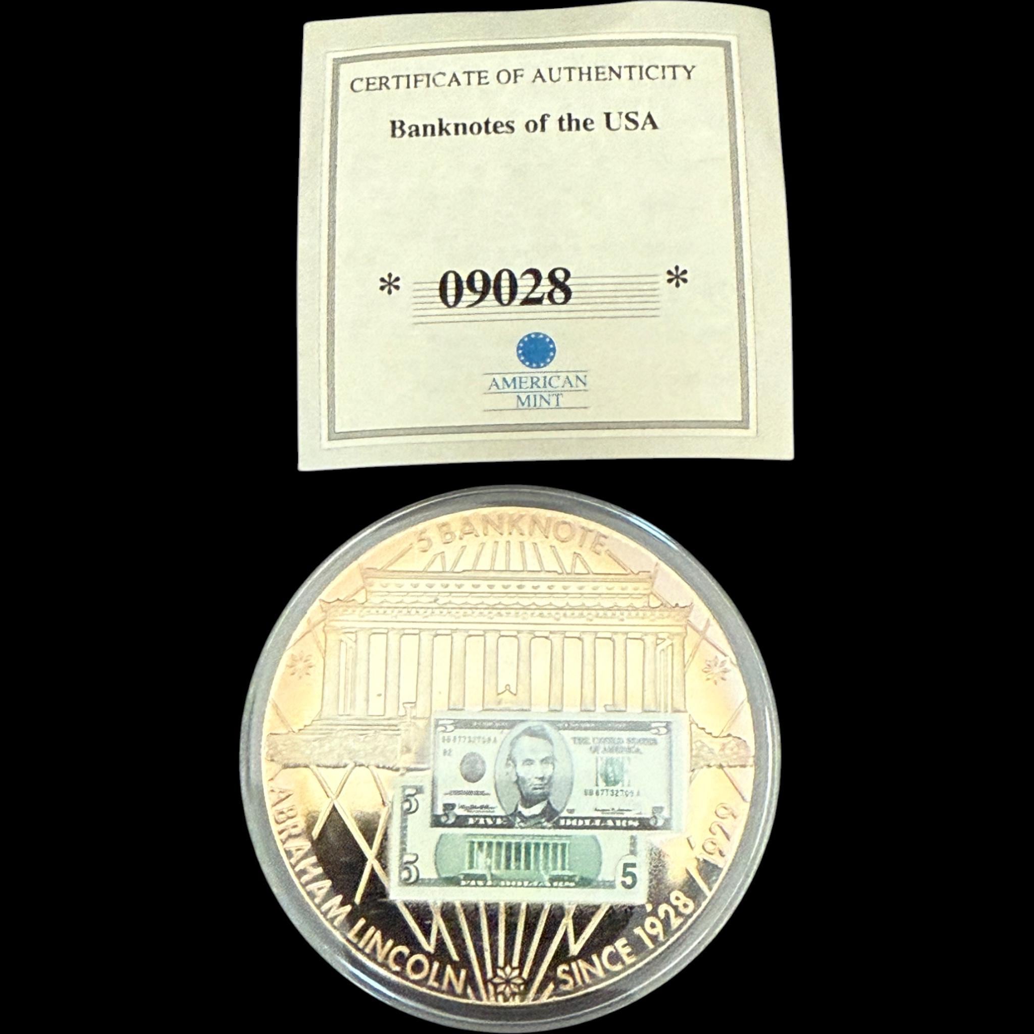Abraham Lincoln commemorative coin, Hobbies & Toys, Memorabilia