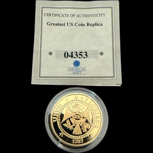 American Mint Greatest US Coin Replica 1787 Brasher EB Replica