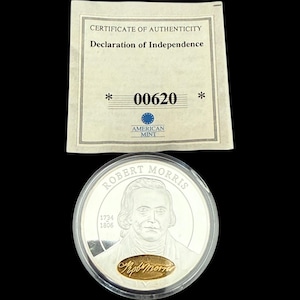 American Mint Declaration of Independence Robert Morris