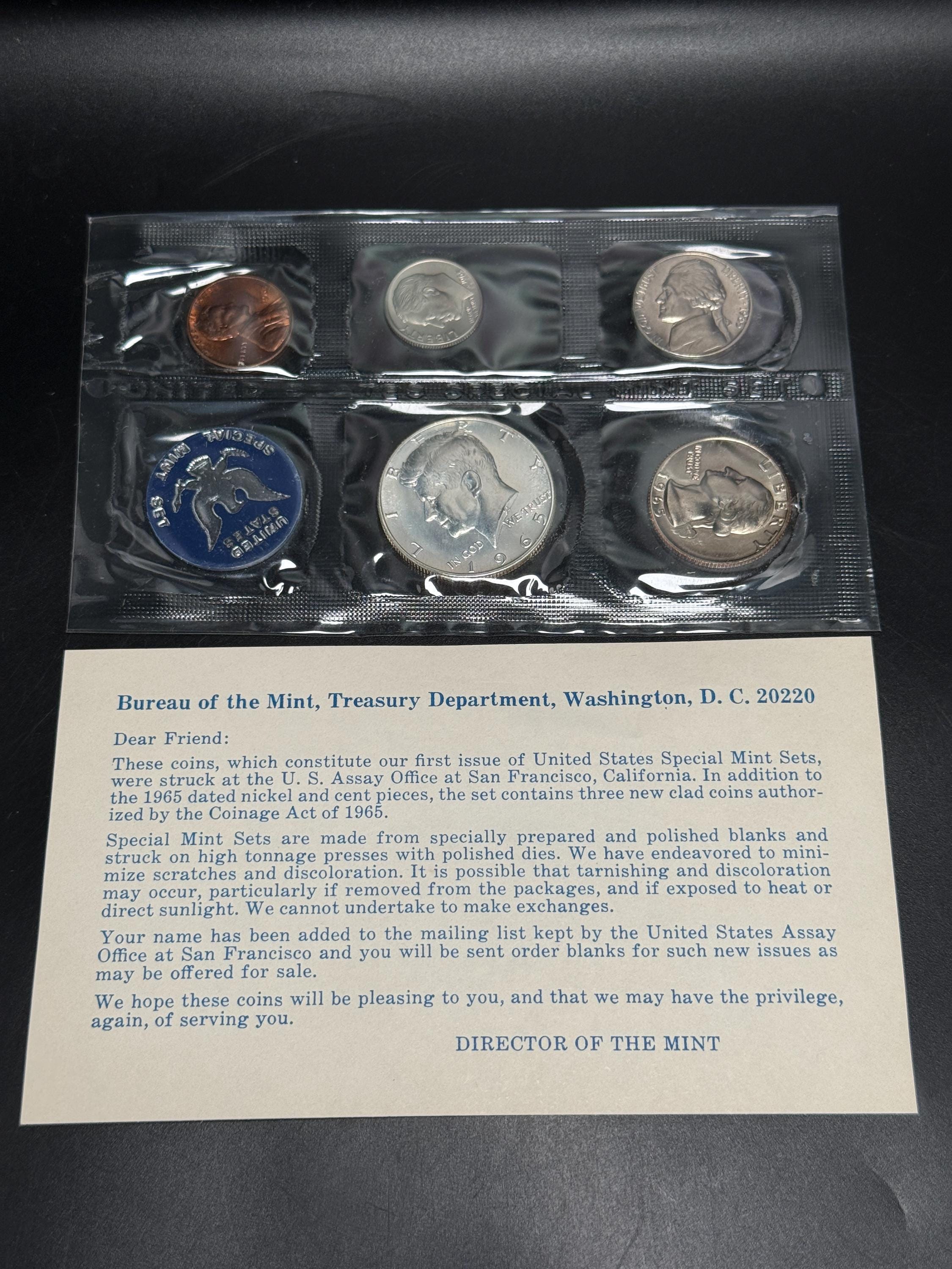 Vintage 1965 US Special Mint Set - Etsy