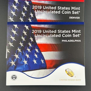 2019 U.S. Mint Uncirculated Coin Set: Complete 20-Coin Collection