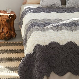Ripple Crochet Blanket