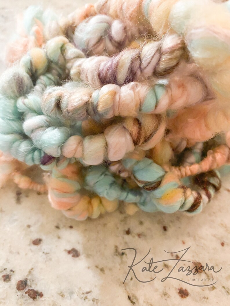 Hand spun art yarn