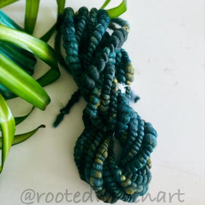 7.5 yards / Hand Spun Art Yarn / Weaving yarn