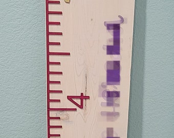 DIY Growth Chart Ruler: MDF Wood, Make Your Own