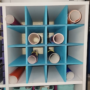 4x4 Cubby Organizer Insert: Unfinished MDF Cube Shelves