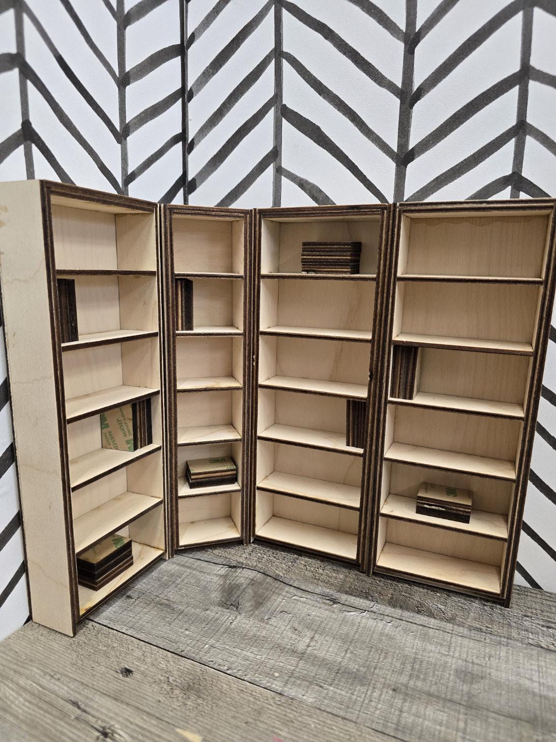 Mini Bookcase: Wood Booktok Bookshelf - Etsy