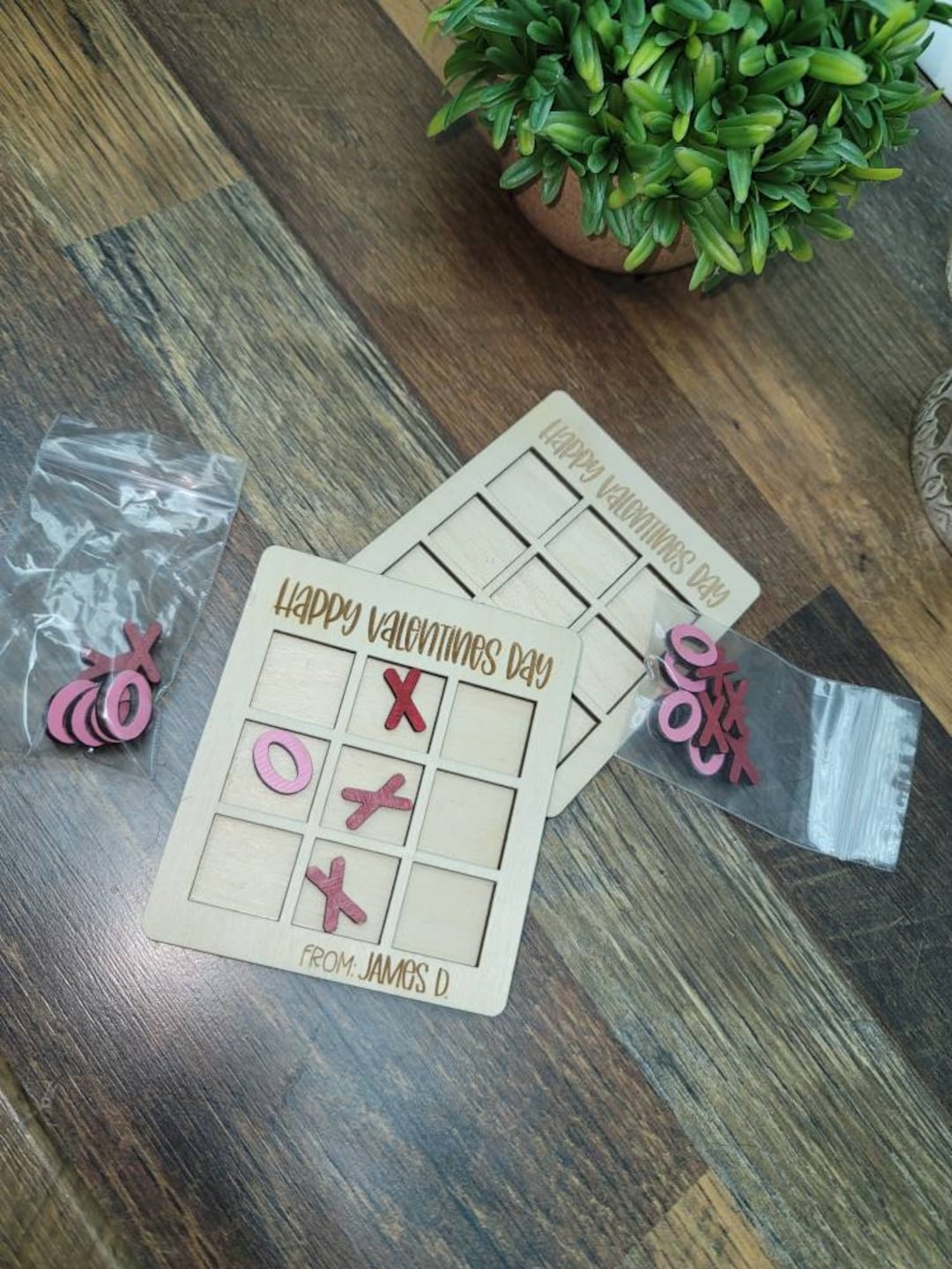Valentines Day Tic Tac Toe | Customized Valentines Day Party Gifts ...