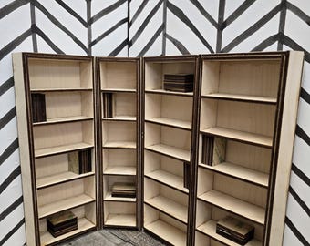 Mini Bookcase: Wood Booktok Bookshelf