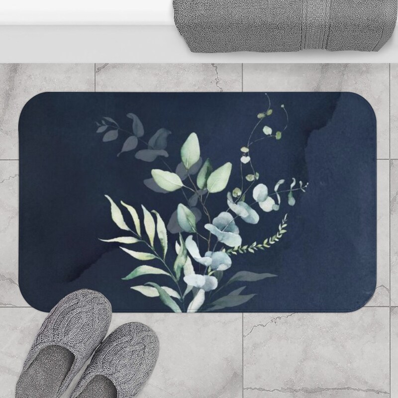 Green Bath Mat - Etsy