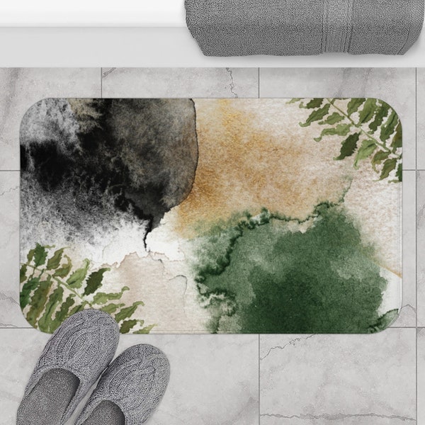 Green Bath Mat - Etsy