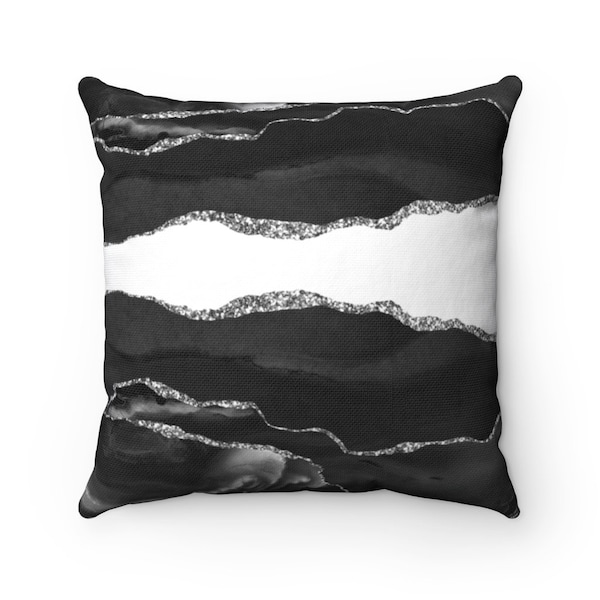 Black Couch Pillow Etsy