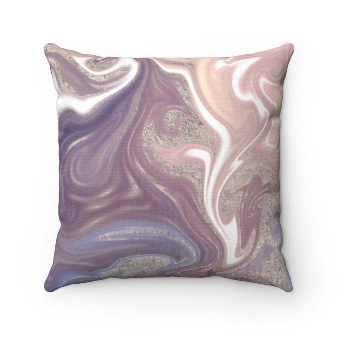 Blush and gold throw pillows deals