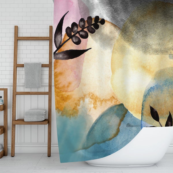 Yellow Grey Shower Etsy