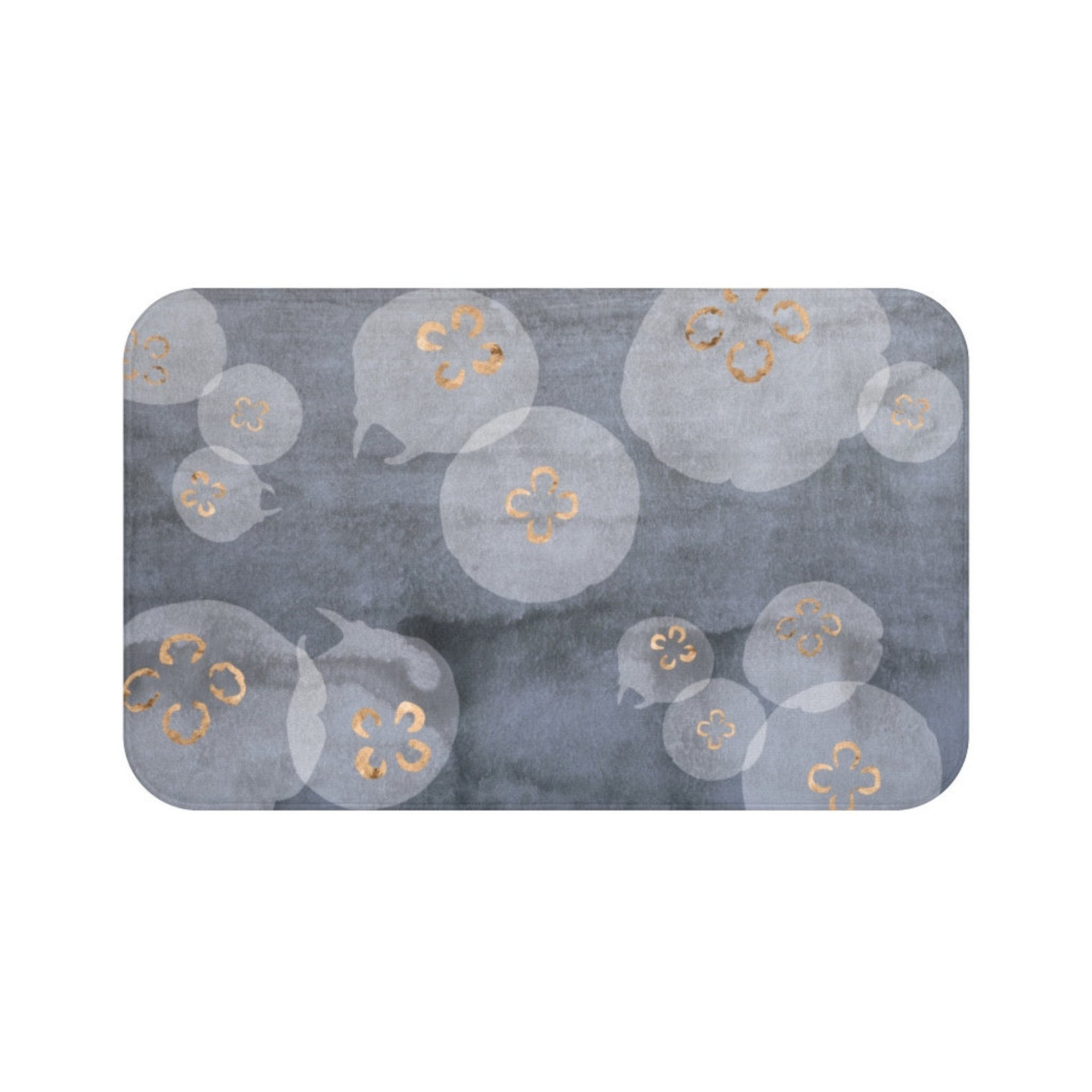 Modern Bath Mats and Rugs Navy Blue Gray Light blue Gold Etsy