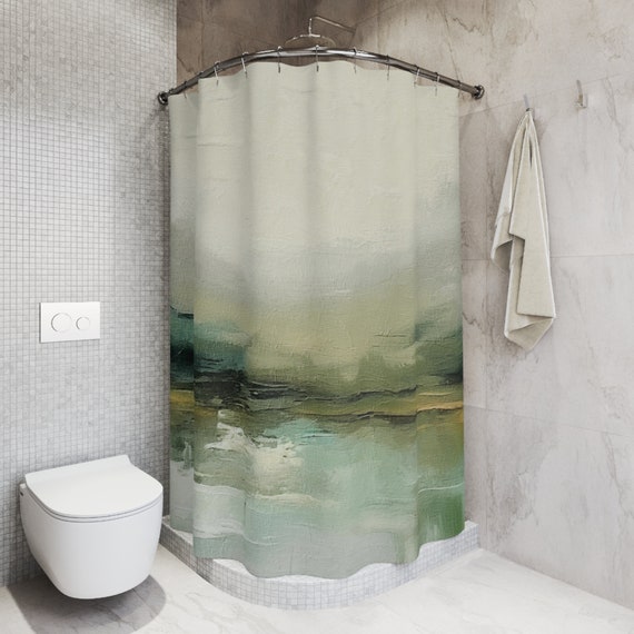 ALYVIA SPRING Tenda Da Doccia In Tessuto Impermeabile, Morbido Tessuto