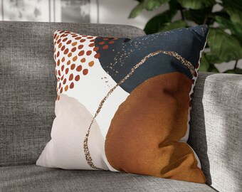 Lumbar Pillow Rust And Navy Pillows Sunbrella Cast Silver With