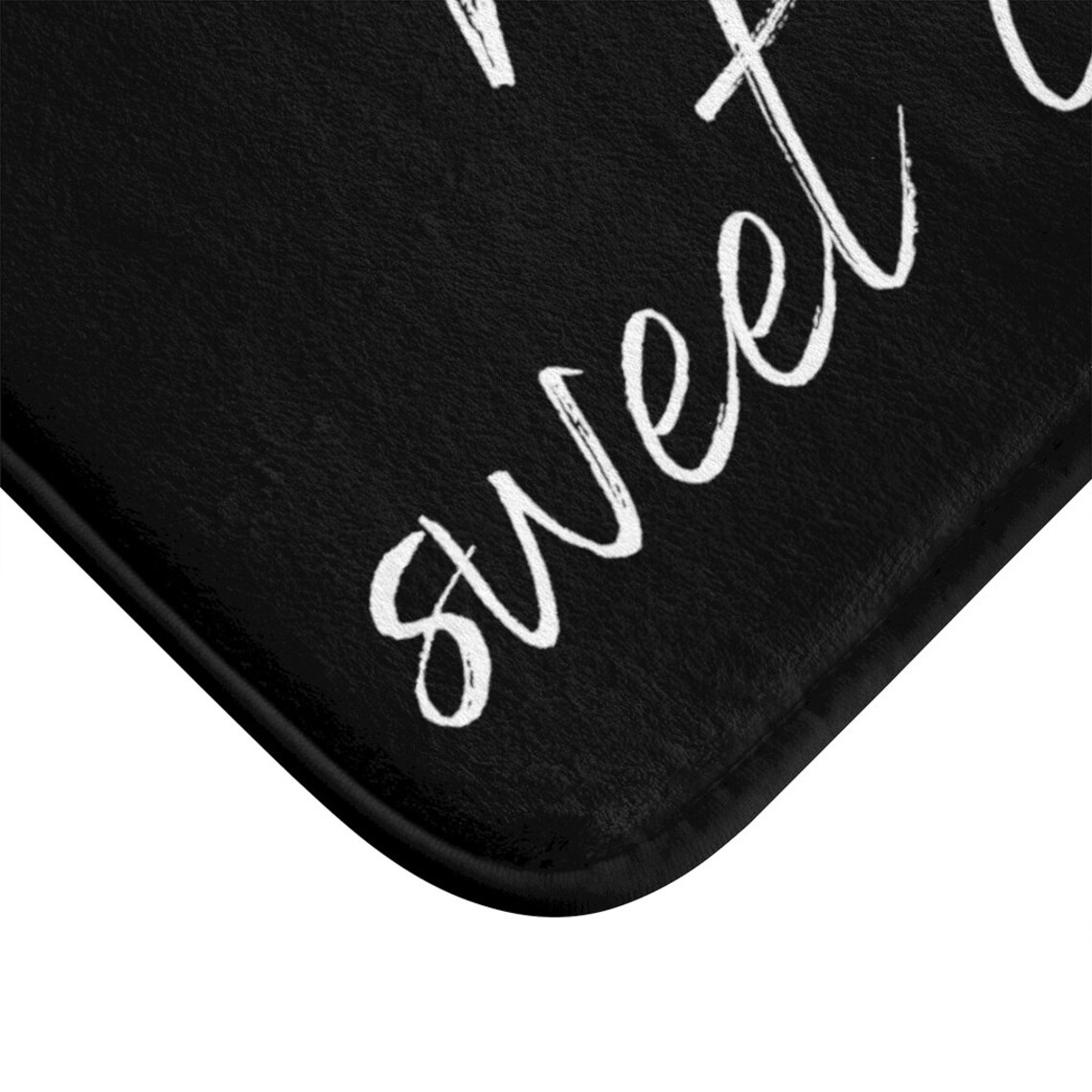 Hello Sweet Cheeks bath mat cute simple bathroom rug Black Etsy