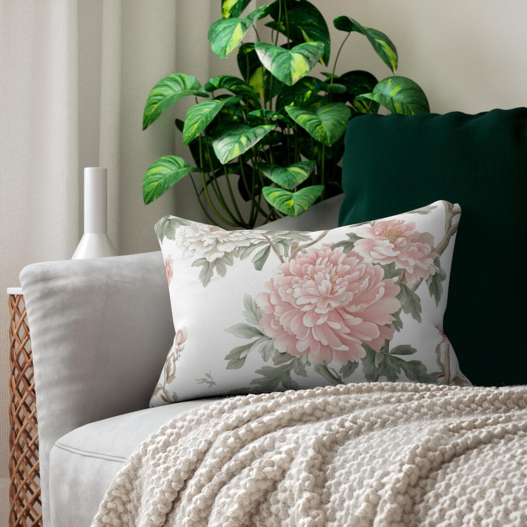 ボヘミアンフローラルランバーピロー | 寝具、ソファーカウチ