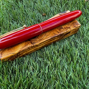 Olive Wood Pen Stand