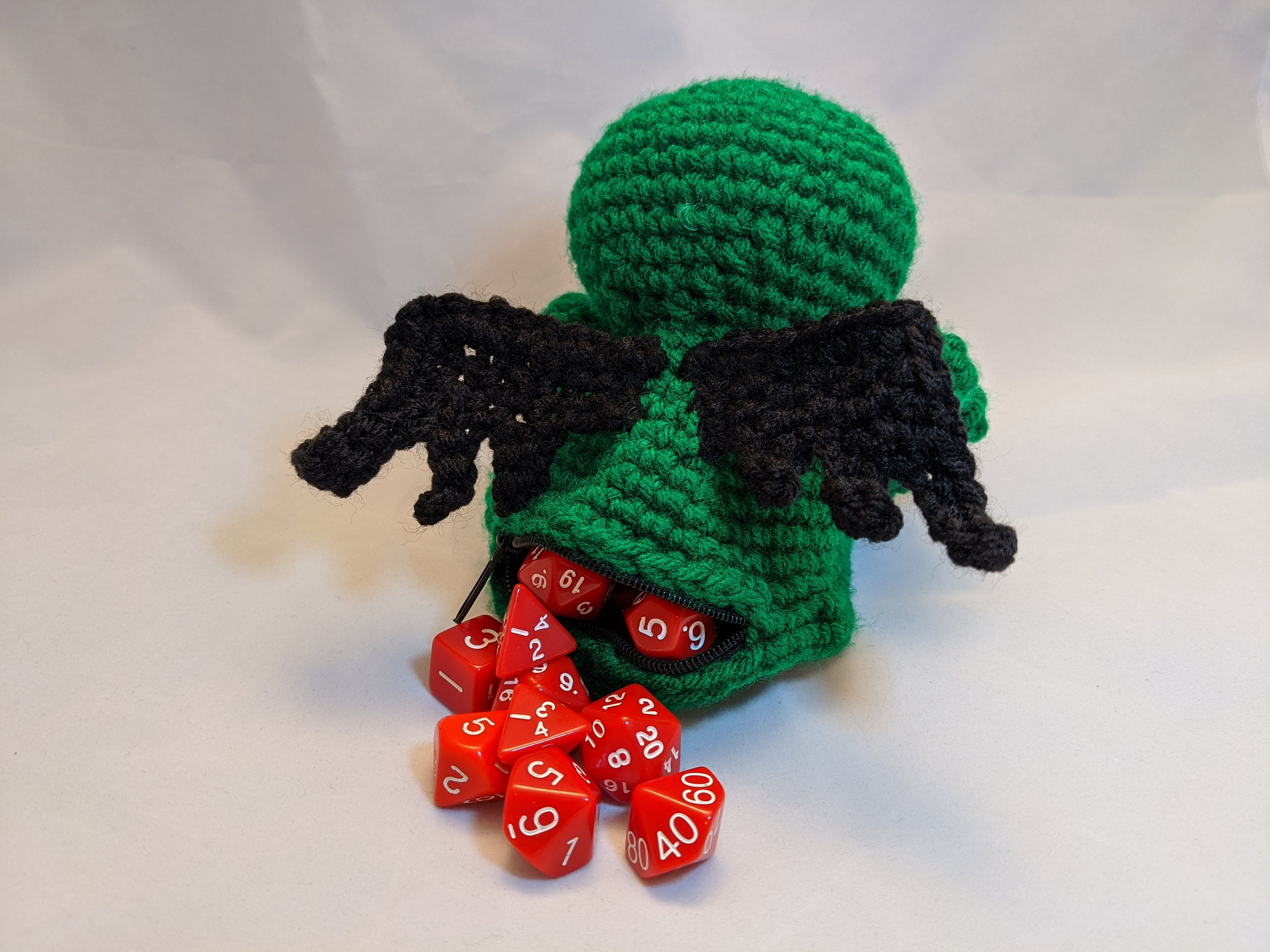 Crocheted Dapper Steampunk Cthulhu Dice Bag Etsy