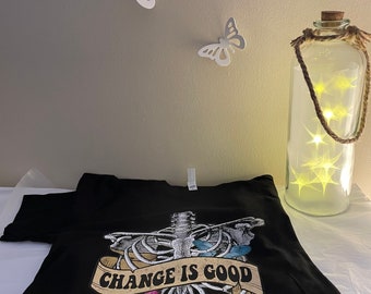 CHANGE is good screen printed tee