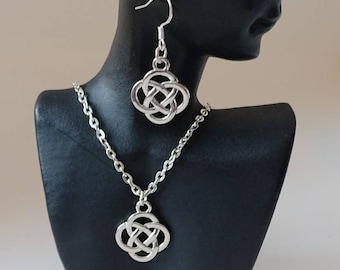 Pendientes de nudo celta de plata, irlandeses, escoceses, colgantes, tallados en plata 925, alambres para pendientes de plata de ley, regalo