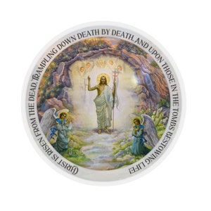 Resurrezione di Cristo 5 Con Tropario Pasquale / Pasqua Grande e Santa / Fede Ortodossa / Icona della Resurrezione / Idea Regalo Cristiana