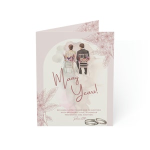 Molti anni! Biglietti d'auguri vuoti per matrimonio 5 / Fede ortodossa / Sacramento del matrimonio / Matrimonio cristiano / Idea regalo cristiana / ID regalo