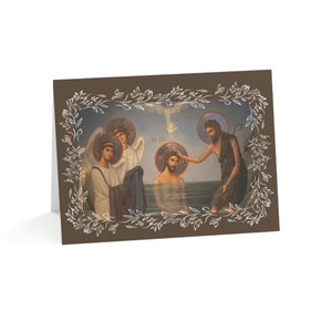 Bautismo/Tarjeta de Felicitaciones de Cismación 2 / ¡Dios le conceda muchos años! / Santo Crisma / Fe ortodoxa / Tarjeta de bautismo cristiano / Idea de regalo