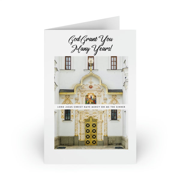 Orthodox Birthday Card Etsy