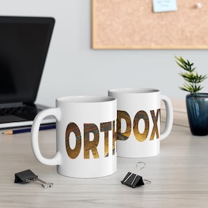 Orthodoxy | Christian Gift Idea | Right And True Worship | Ceramic Mug 11oz