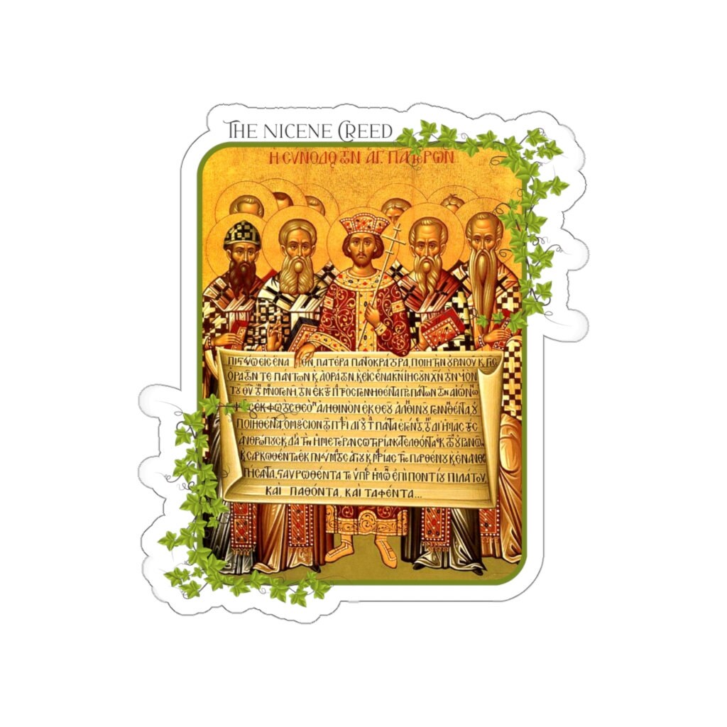 The Nicene Creed Icon Sticker Orthodox Faith Gift Idea - Etsy