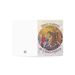 Christ is Risen Greeting Cards (1, 10, 30, and 50 Packs) | Orthodox ...