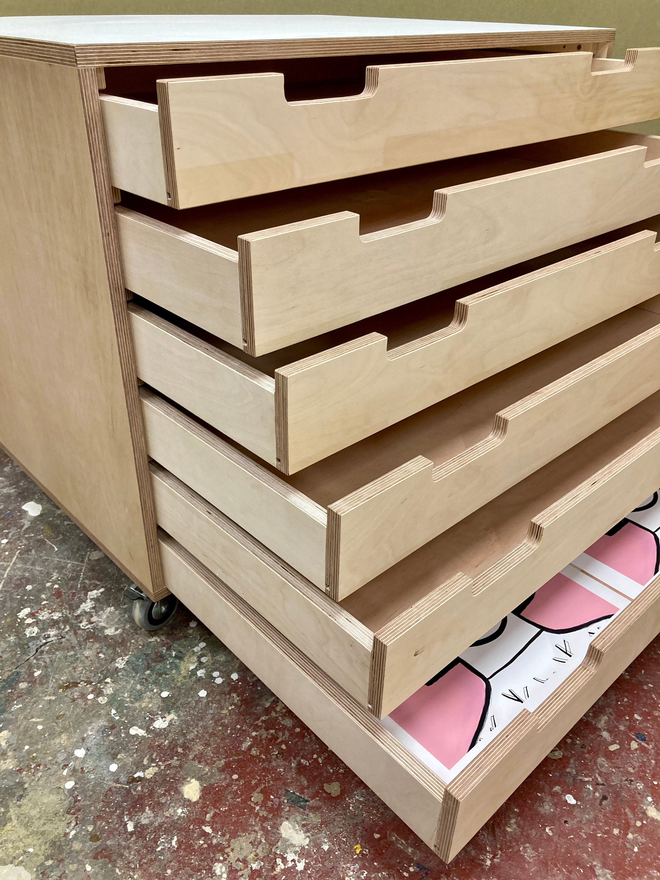 Plan Chest 6 Drawer A1 — the shelving company
