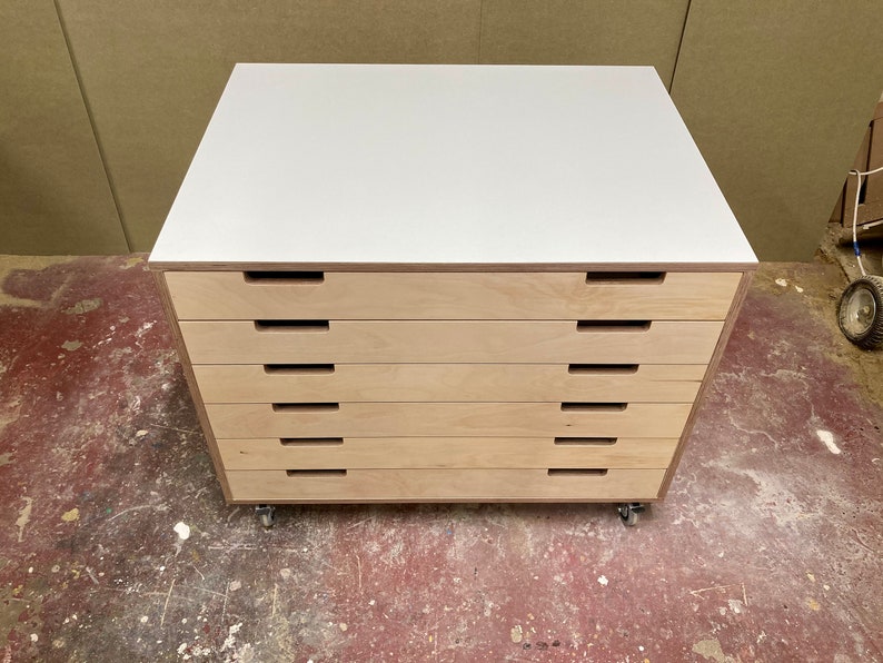 A1 Plan Chest 6 Drawers Etsy UK