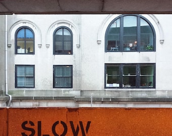 SLOW Indianapolis Parking Garage Photo Print