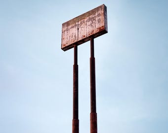 Your Sign - Vintage, Worn Roadside Sign