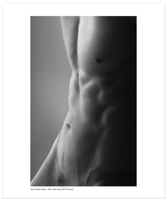Male Form Abs, Self-Portrait 1