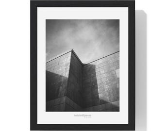 Always Look Up - Framed Monochrome Photo
