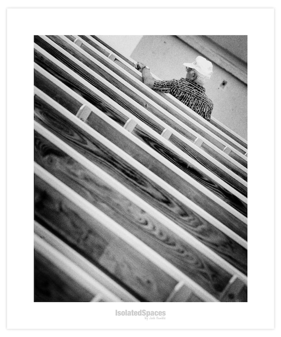 Waiting For The Wife - Monochrome Street Photo