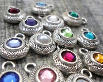 Add On Swarovski Birthstone Crystal Drop, Personalize Your Purchase
