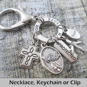 Saint Joseph of Cupertino, Patron Saint of Pilots and Flight Attendants Lucky Charm Amulet