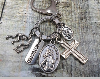 St. Sebastian, Patron Saint of Wrestling, Strength based Lucky Charm Amulet, Patron Saint Confirmation Gift, Catholic Jewelry