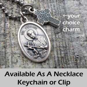 St Gerard, Patron Saint of Expectant Mothers, with Our Lady of Perpetual Help on Reverse Side