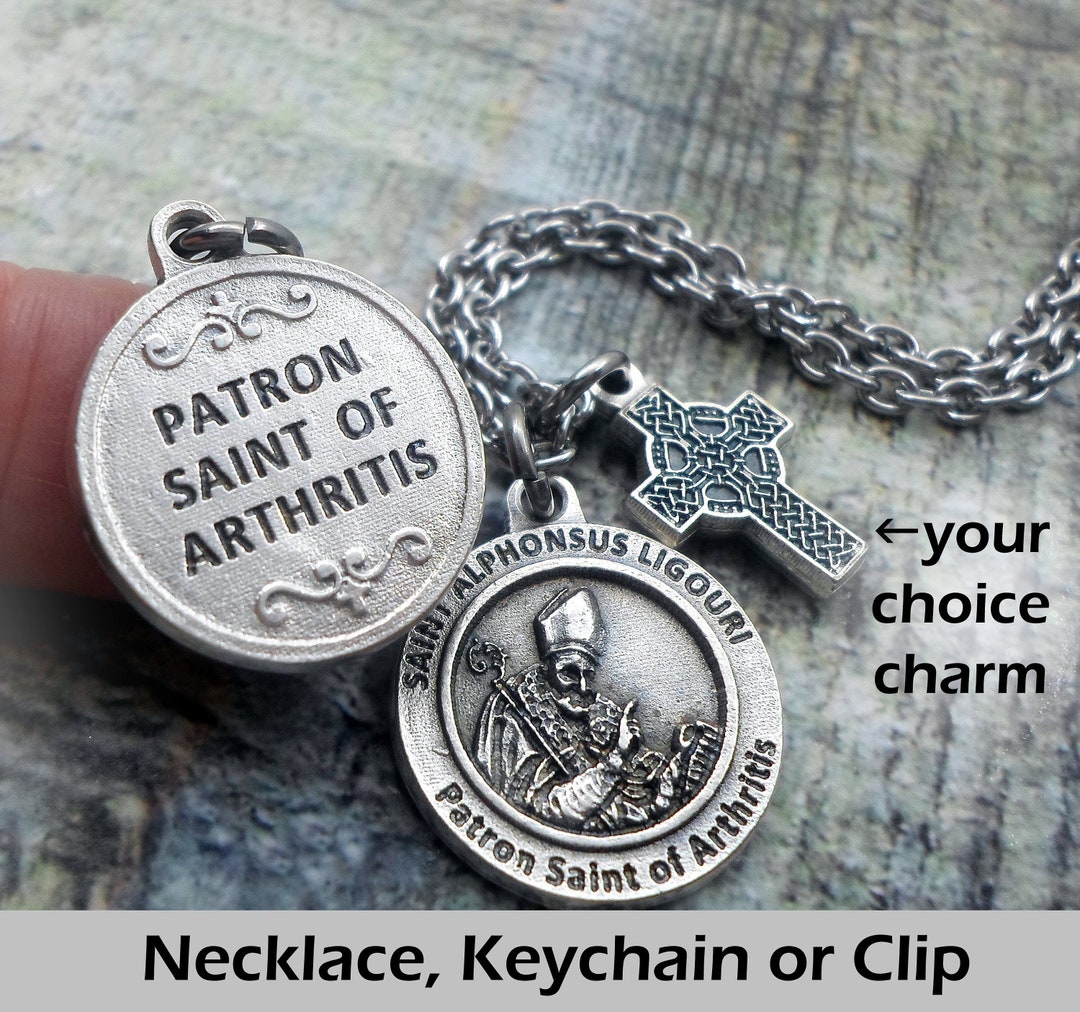 St. Alphonsus Ligouri Patron Saint of Arthritis Charm Etsy