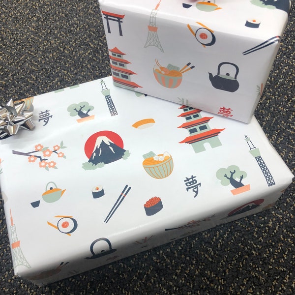 Tokyo Japan Wrapping Paper Gift Wrap